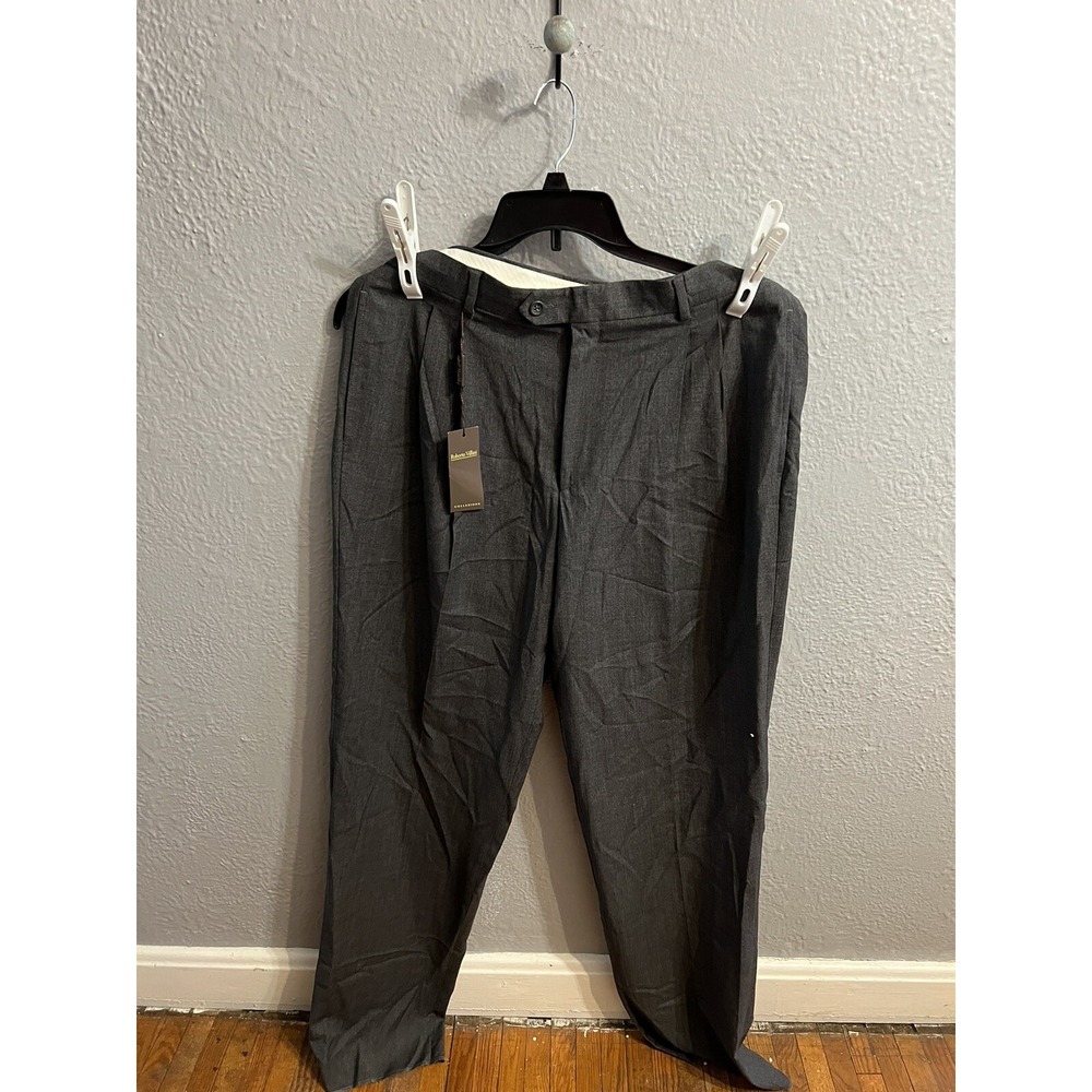 Roberto Villini collezione men's‎ gray  pants Wool 36×37.5. Unhemmed.